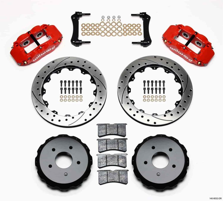 Forged Narrow Superlite 4R Big Brake Rear Brake Kit For OE Parking Brake