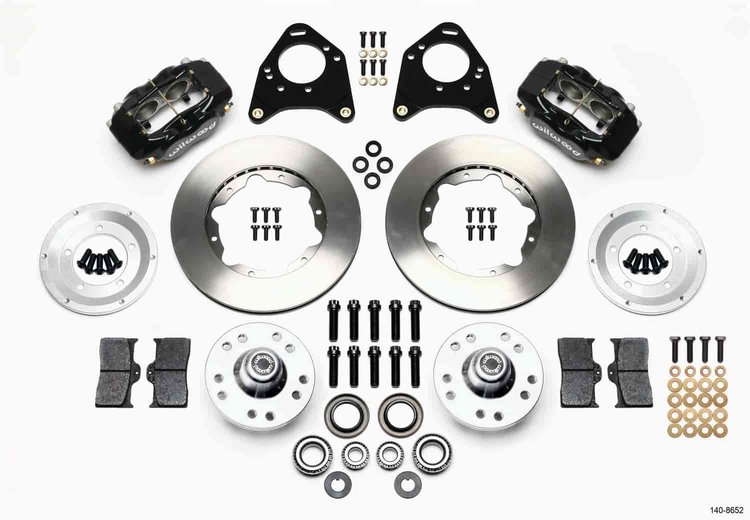 Ford Dynalite PS Front HP Kit OE spindle: Disc/Drum