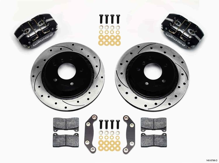 Dynapro Rear Brake Kit for OE Parking Brake Rear End Axle: 1995-2000 BMW Vehicles