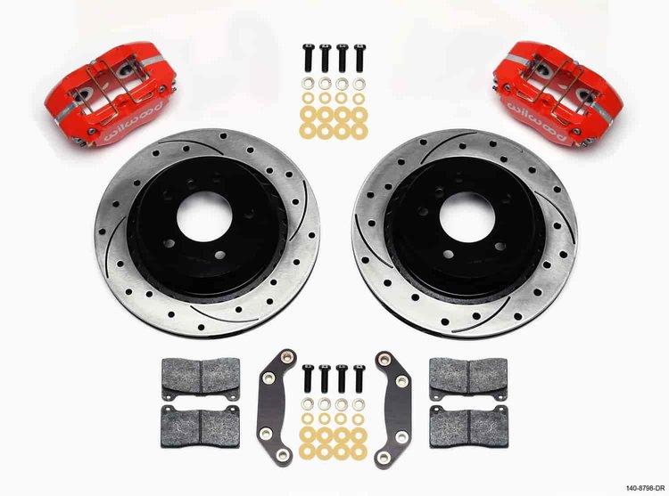 Dynapro Rear Brake Kit for OE Parking Brake Rear End Axle: 1995-2000 BMW Vehicles