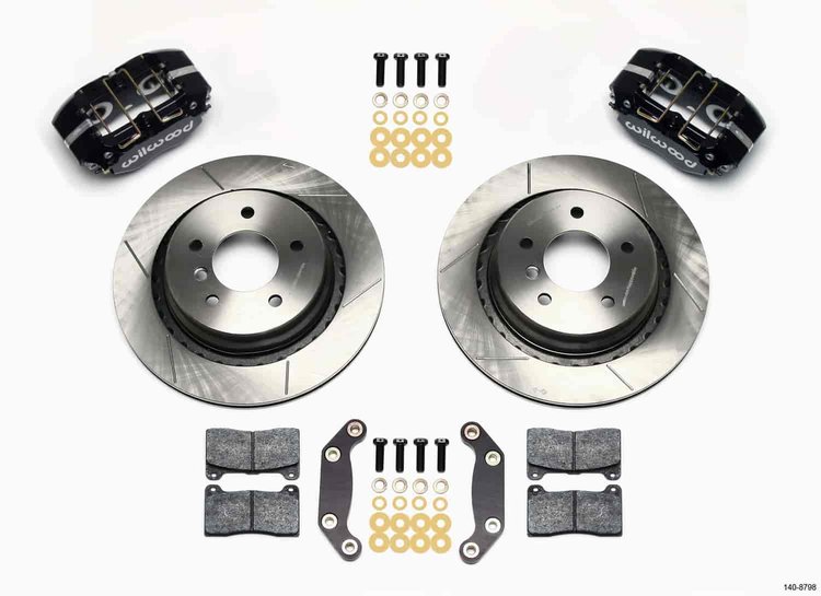 Dynapro Rear Brake Kit for OE Parking Brake Rear End Axle: 1995-2000 BMW Vehicles