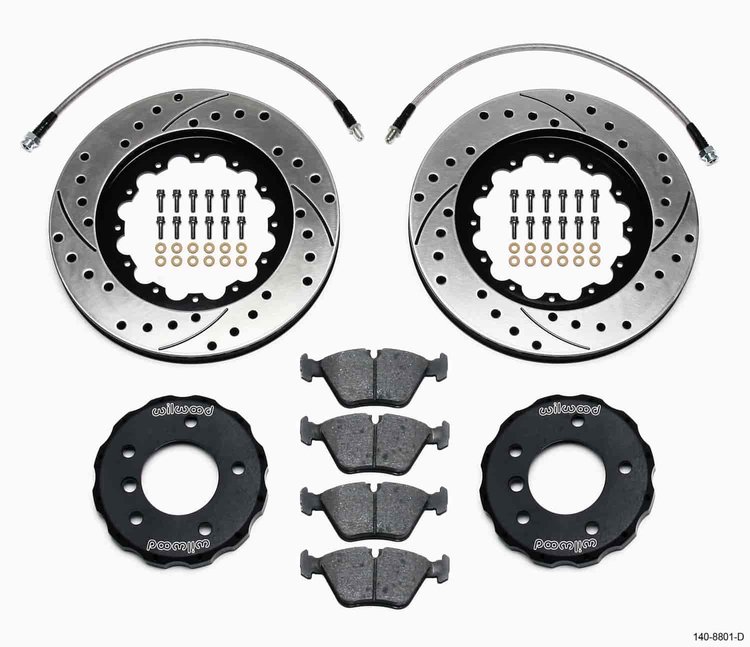 Front Brake Rotor Upgrade Kit 1995-2000 BMW E36 including M3