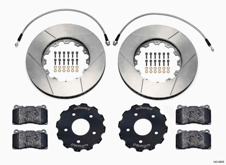 Front Brake Rotor Upgrade Kit 2001-2006 Mitsubishi Lancer Evolution VII/VIII/IX