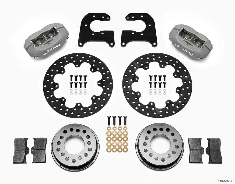 Forged Dynalite Rear Drag Brake Kit Rear End: Mopar 8-3/4" & 9-3/4" / Dana 60