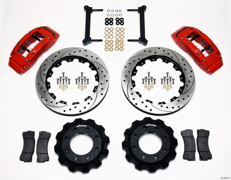 BB Front-SUV6R 16.00-in-Drill-Red 1999-UP GM H2Truck SUV 2500