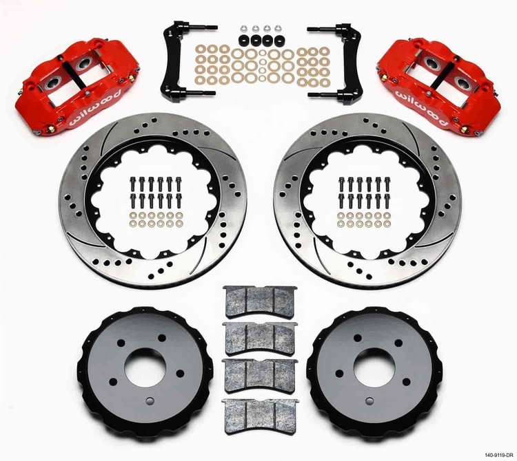 Forged Narrow Superlite 4R Big Brake Rear Brake Kit For OE Parking Brake