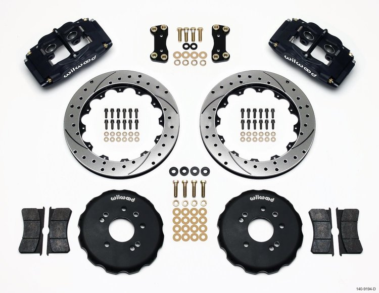 Forged Superlite 4 Big Brake Front Brake Kit 1989-1998 Nissan 240sx