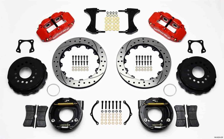 Forged Narrow Superlite 4R Big Brake Rear Parking Brake Kit