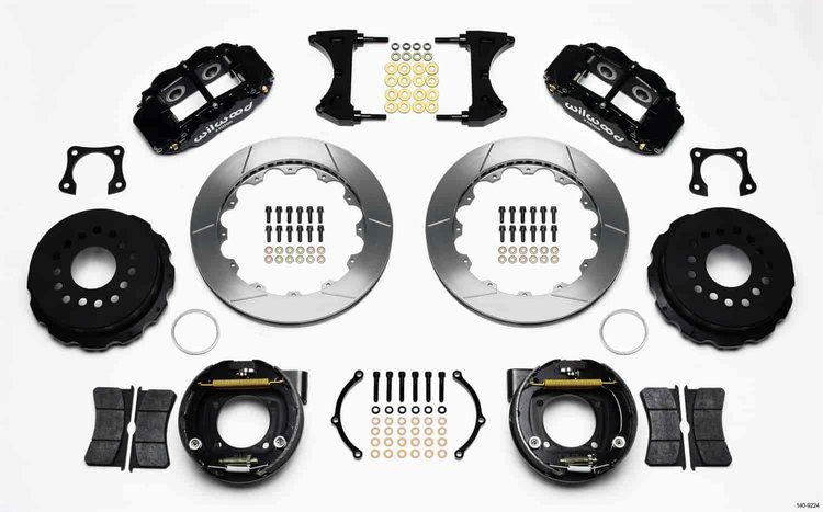 Forged Narrow Superlite 4R Big Brake Rear Parking Brake Kit