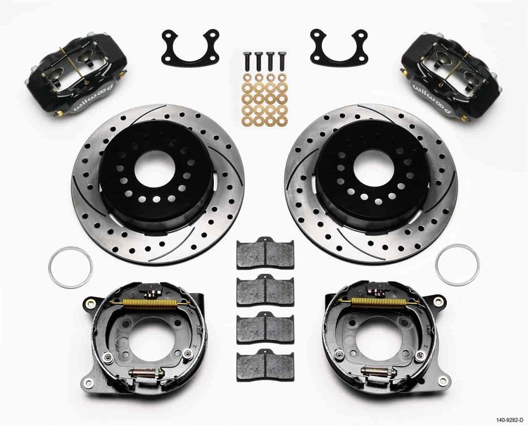 Forged Dynalite Rear Parking Brake Kit Small Ford