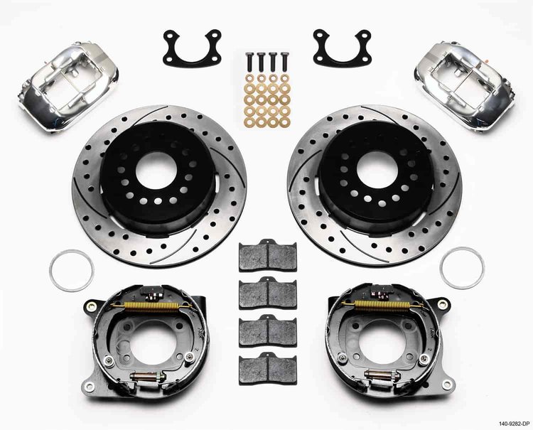 Forged Dynalite Rear Parking Brake Kit Small Ford