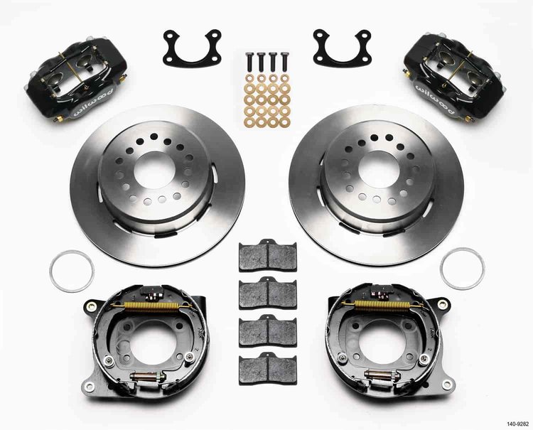 Forged Dynalite Rear Parking Brake Kit Small Ford