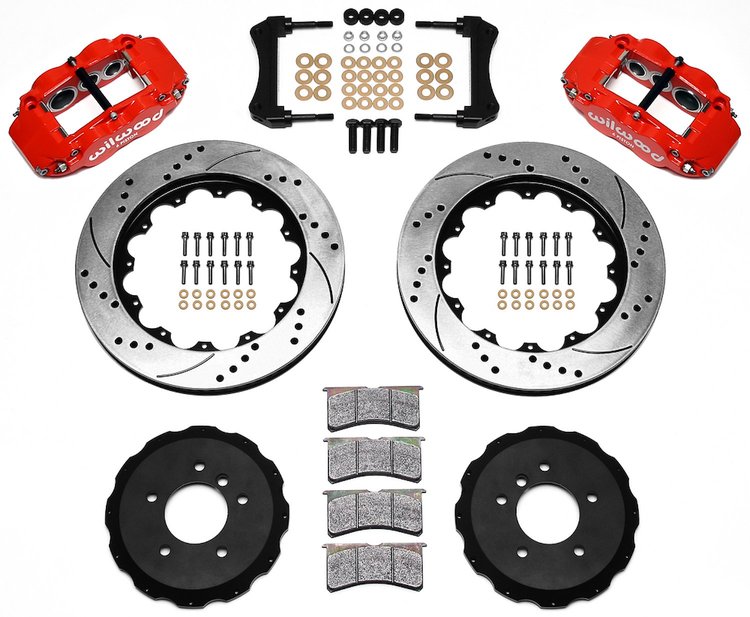140-9300-DR Forged Narrow Superlite 6R Big Brake Front Brake Kit (Hat)