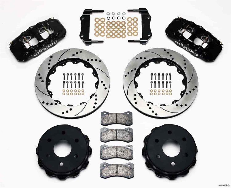 AERO4 Big Brake Rear Brake Kit for OE Parking Brake 1999-2016 GM Trucks