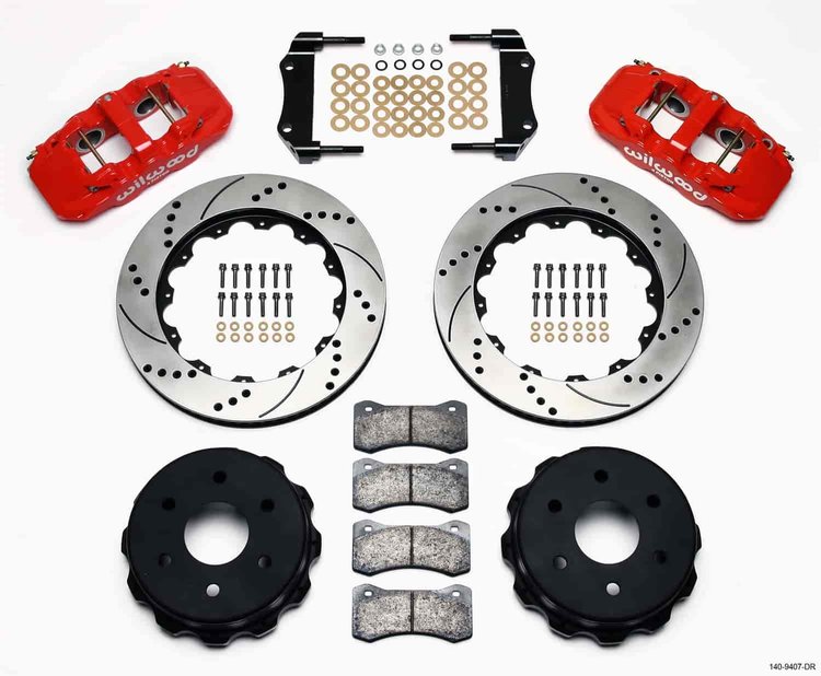 AERO4 Big Brake Rear Brake Kit for OE Parking Brake 1999-2016 GM Trucks