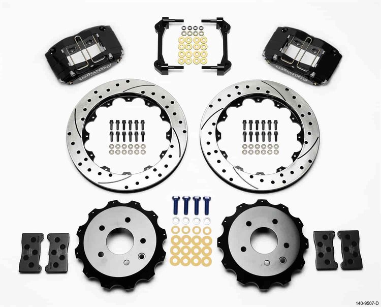 Dynapro Radial Rear Brake Kit For OE Parking Brake 2003-2013 Nissan/Infiniti Vehicles
