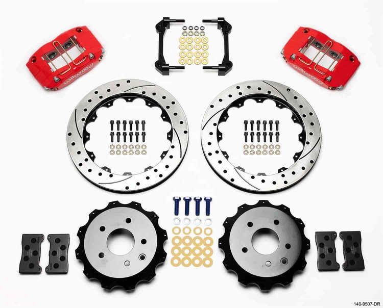 Dynapro Radial Rear Brake Kit For OE Parking Brake 2003-2013 Nissan/Infiniti Vehicles