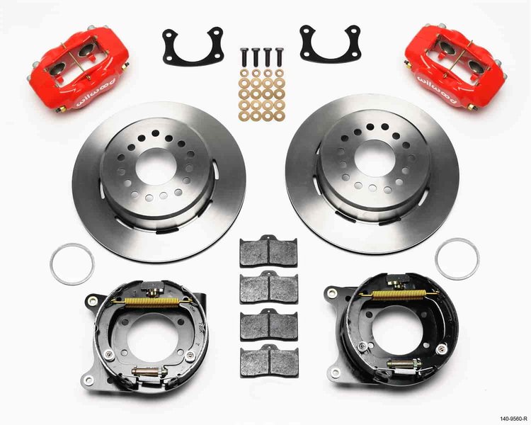 Forged Dynalite Rear Parking Brake Kit Big Ford New Style