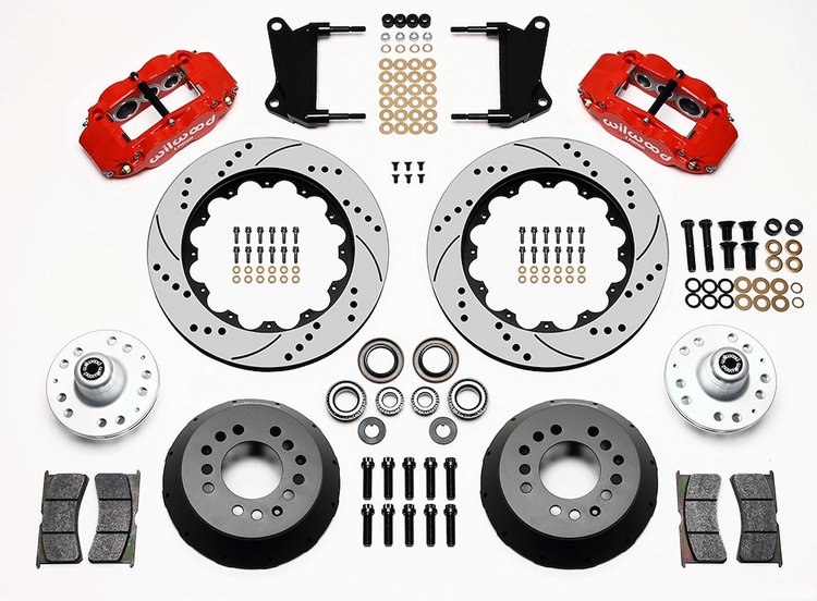 140-9804-DR Forged Narrow Superlite 6R Big Brake Front Brake Kit (Hub)