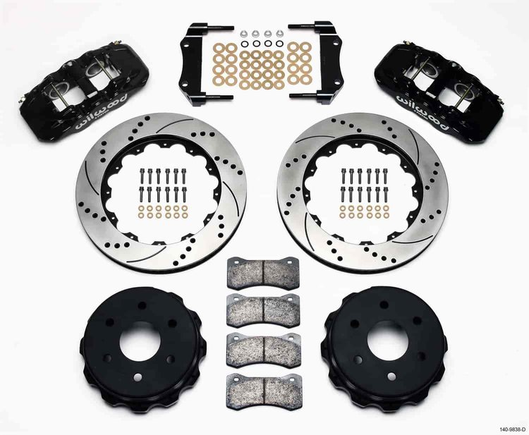 AERO4 Big Brake Rear Brake Kit for OE Parking Brake 2000-2007 GM Trucks