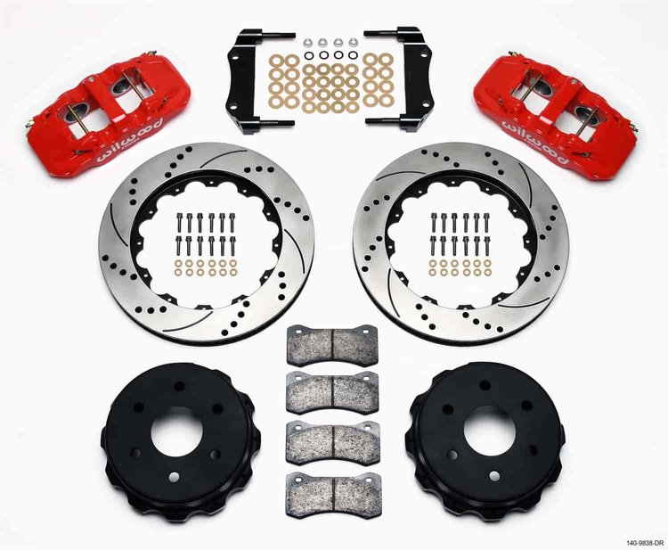 AERO4 Big Brake Rear Brake Kit for OE Parking Brake 2000-2007 GM Trucks