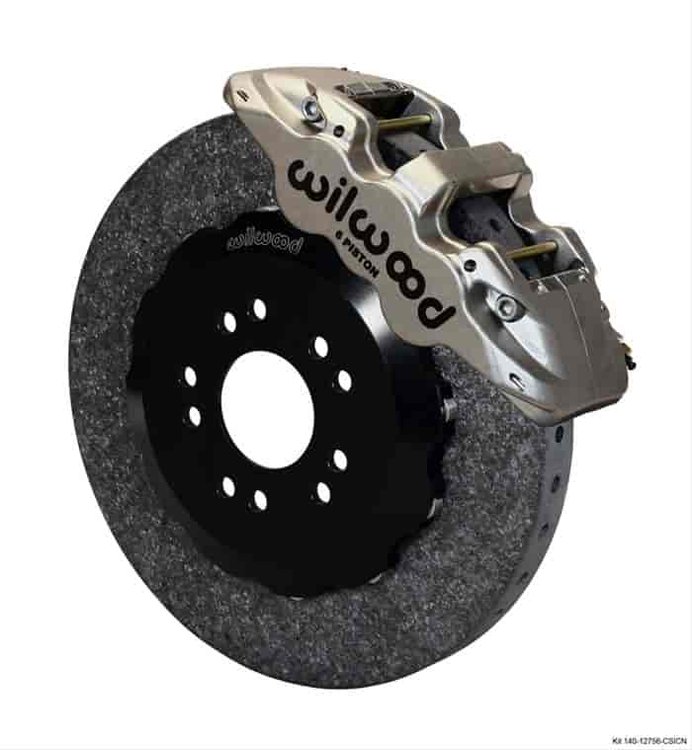 AERO6 WCCB Carbon-Ceramic Big Brake Front Brake Kit 2005-2014 Ford Mustang
