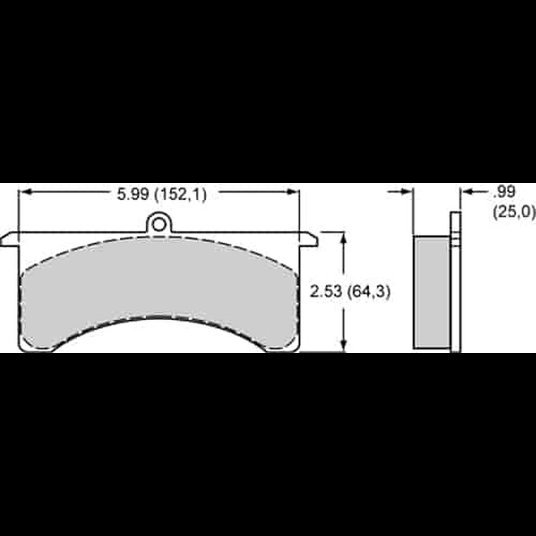 BP-40 Brake Pads Calipers: GN6R