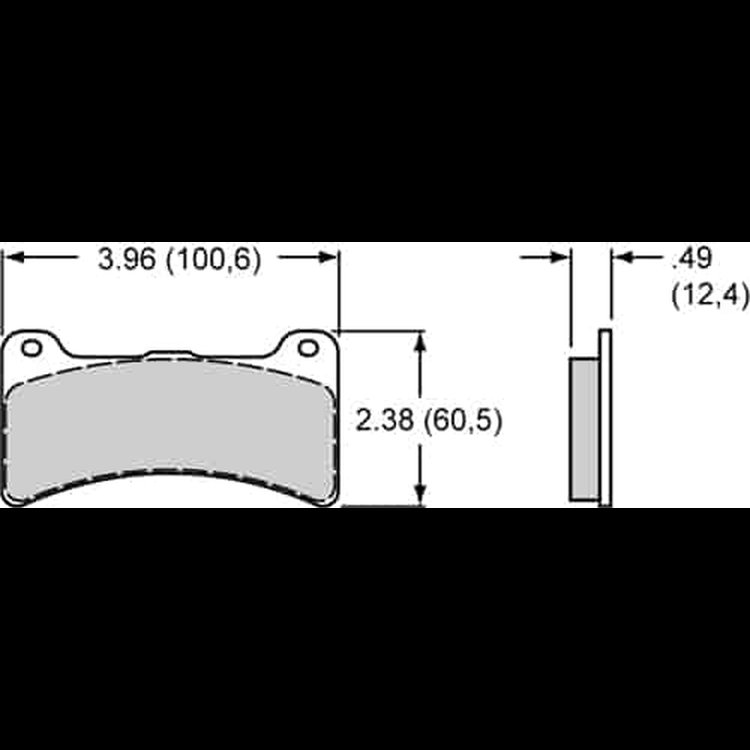 BP-40 Brake Pads Calipers: DPC56, Dynapro