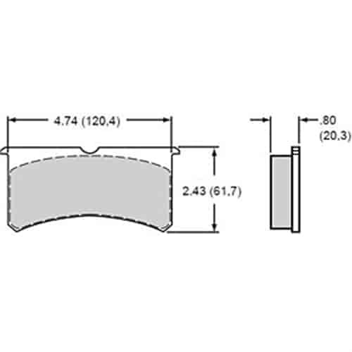 BP-10 Smart Pads Brake Pads Calipers: Wilwood Superlite 4 and 6 Piston