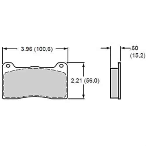 BP-10 Smart Pads Brake Pads Calipers: Wilwood DynaPro, NDL