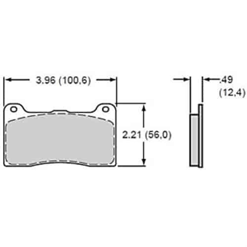 BP-10 Smart Pads Brake Pads Calipers: Wilwood DL w/ bridgebolt, DynaPro M-W, Strange