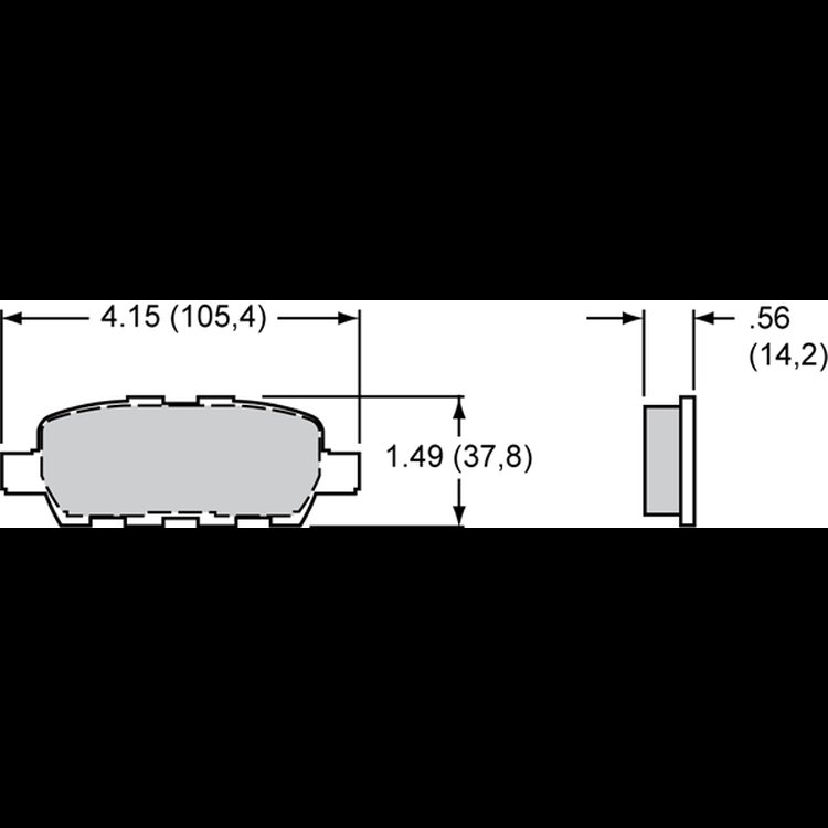 ProMatrix Brake Pads Calipers: D905