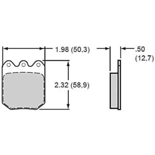 BP-10 Smart Pads Brake Pads Calipers: Wilwood DLS, Aerospace, M-W, Outlaw, Sierra/JFZ, Strange, US Brake