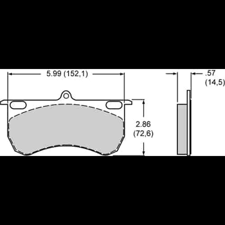 Sintered Metallic Brake Pads Calipers: GNX4/5