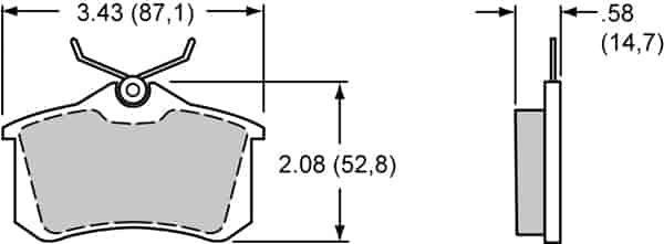 ProMatrix Brake Pads Calipers: Combination Parking Brake Caliper