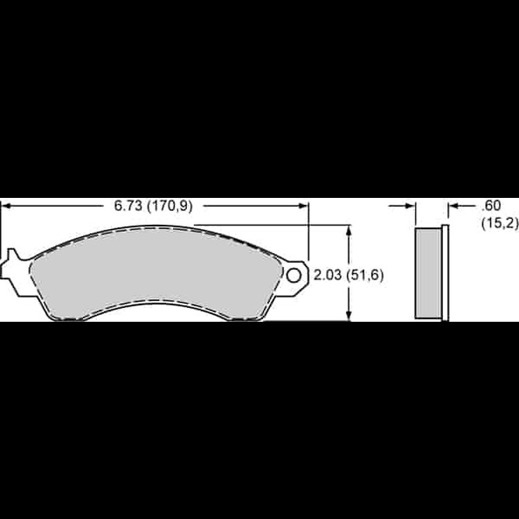 ProMatrix Brake Pads Calipers: D412