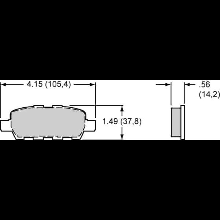 ProMatrix Brake Pads Calipers: D905