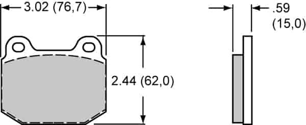 ProMatrix Brake Pads Calipers: D961