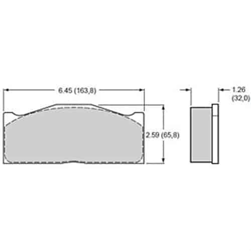 Polymatrix A Bedded Brake Pads Calipers: AP, Brembo
