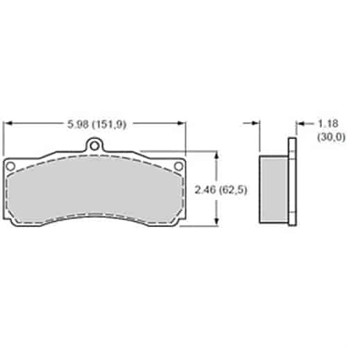 Polymatrix A Bedded Brake Pads Calipers: AP, Alcon