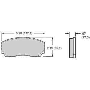 Polymatrix A Brake Pads Calipers: AP