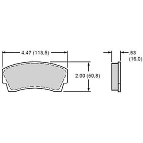 Polymatrix A Brake Pads Calipers: AP, Alcon