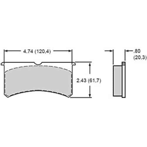 Polymatrix A Brake Pads Calipers: Wilwood Superlite 4 and 6 Piston
