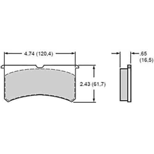 Polymatrix A Brake Pads Calipers: Wilwood Superlite 4 and 6 Piston