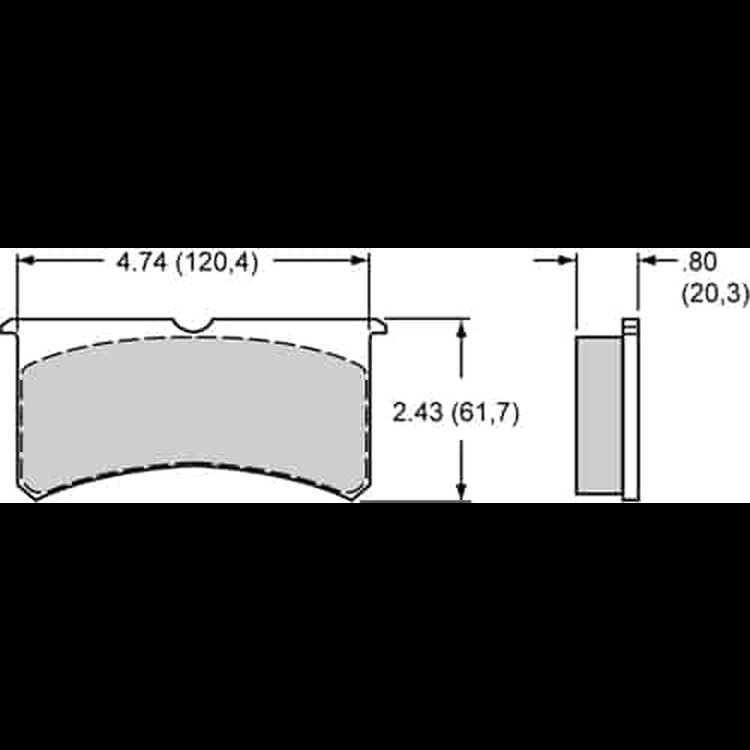 Polymatrix "B" Compound Pads Superlite 4/6