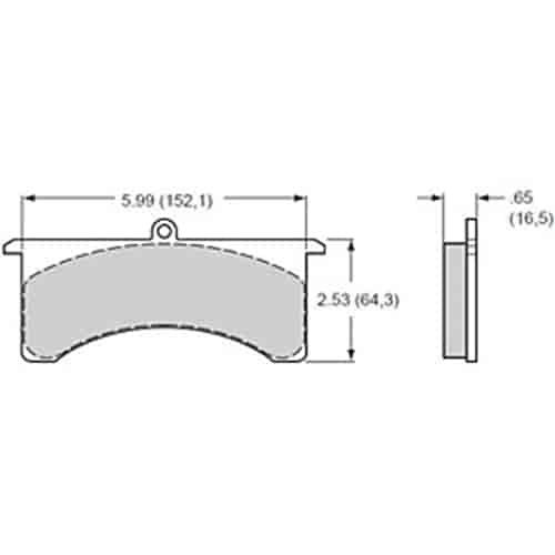 Polymatrix "E" Brake Pads Calipers: Wilwood GN, AP, Sierra/JFZ