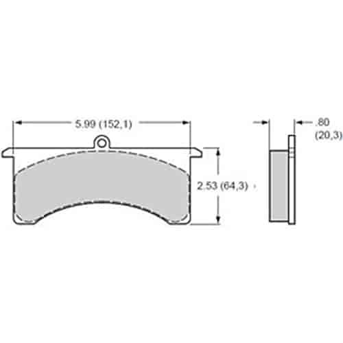 Polymatrix "E" Brake Pads Calipers: Wilwood GN, AP, Sierra/JFZ
