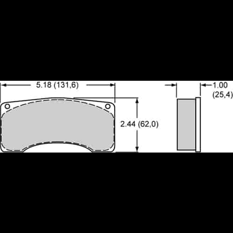 Polymatrix H Brake Pads Calipers: N/A