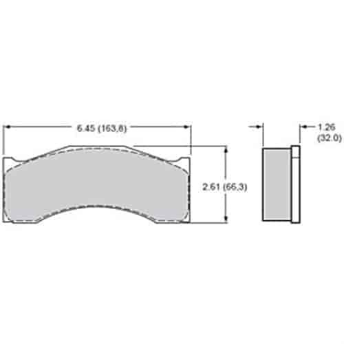 Polymatrix H Brake Pads Calipers: Brembo