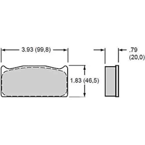 Polymatrix H Brake Pads Calipers: AP, Brembo